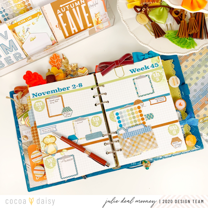Julie Mooney November Set Up Weekly Spread